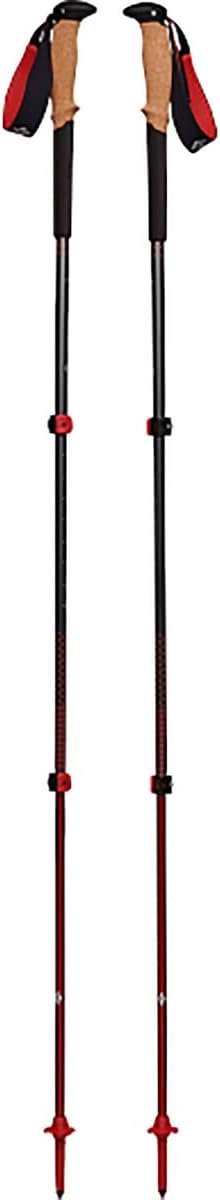 Trekking Poles (Pair) | Adjustable Z-Pole Design | Natural Cork Grips | Lightweight Aluminum Hiking Poles
