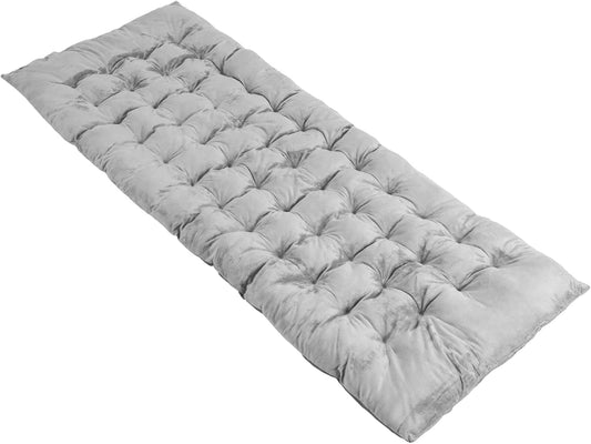 Camping Bed Mattress, Soft and Breathable Crystal Velvet Fabric