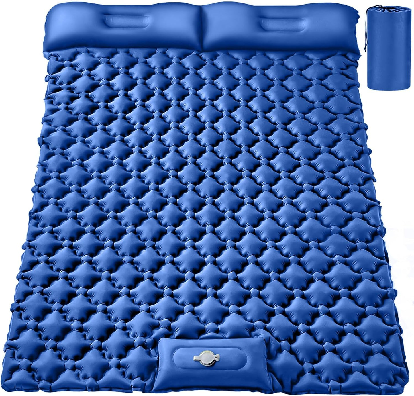 Double Sleeping Mat, Ultralight 4-inch Thick Self-Inflating Sleeping Mat