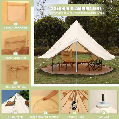 Luxury Cotton Bell-Shaped Tent